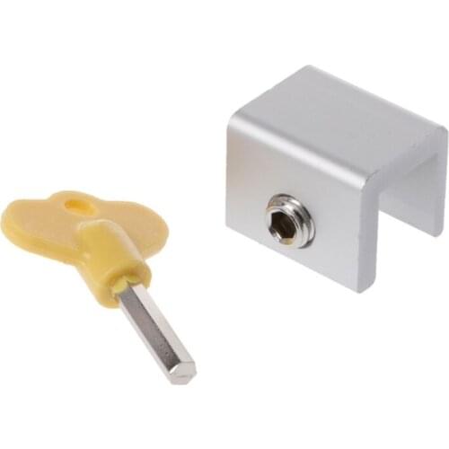 10PCS Adjustable Sliding Window Locks Stop Aluminum Alloy Door Frame Security Lock Child Window Locks with KeysHome Office Windo