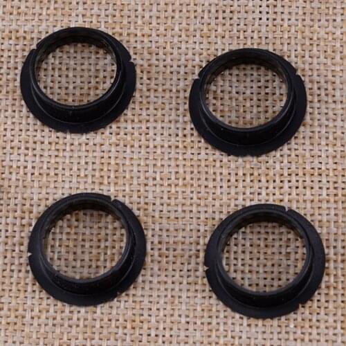CITALL 1T0919133C 1T0919133C9B9 4Pcs Rubber Car Bumper Grille Park Sensor Sealing Ring Fit For Audi A4 A6 VW Seat Skoda