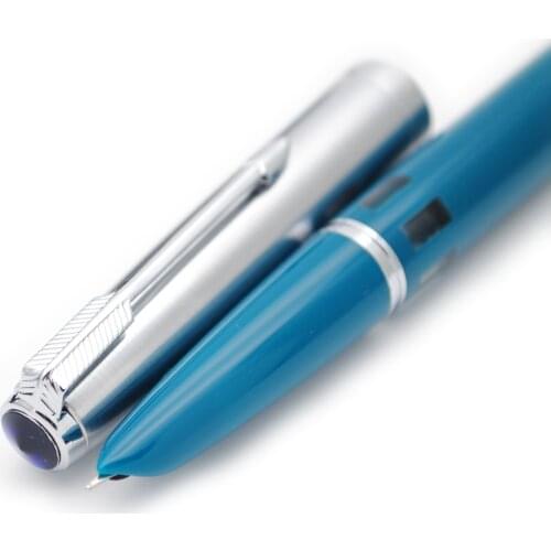 2019 New Version Wing Sung 601 Steel Cap Vacumatic Double Bead Fountain Pen Popular Ink Pen