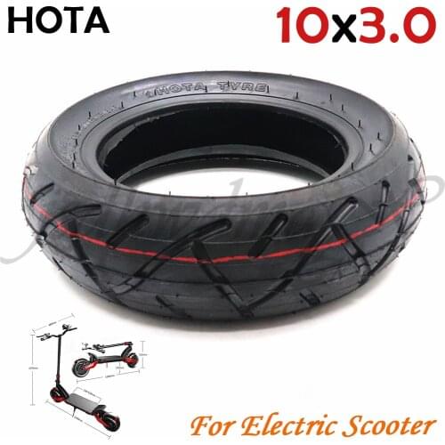 HOTA 10 Inch 10x3.0 Tire 80/65-6 Outer tube Vacuum Tyre for Electric Scooter Folding Bike Thicken Wear-resistant Tires Parts