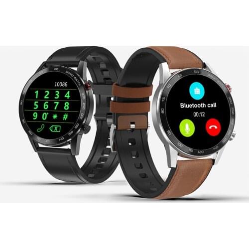 New SmartWatch IP68 Waterproof Bluetooth Call ECG PPG Android Monitor Sleep Heat For iOS Rate 1.3inch Smartwatch Tracker Fitness