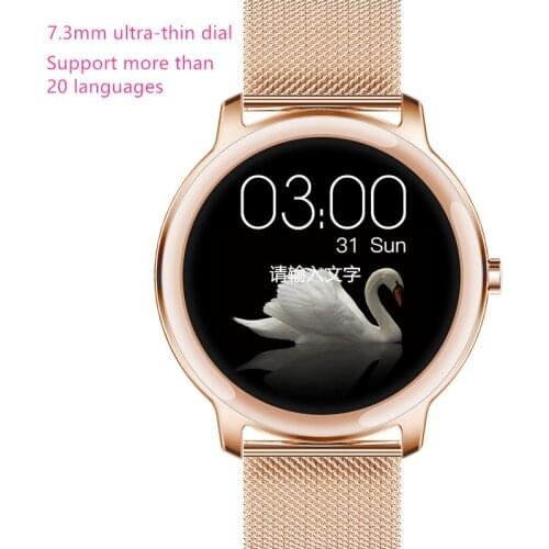 Smartwatch Bluetooth Call Smart Watch Women Waterproof 7.3mm Ultra Thin Dial Watch Wholesale for Xiaomi Android Huawei Honor Ios