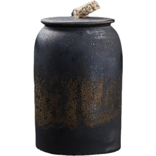 Retro Keepsake Urn Container for Ashes Pet Memorial Cremation Urns Ceramic Funeral for Ashes Dog cat