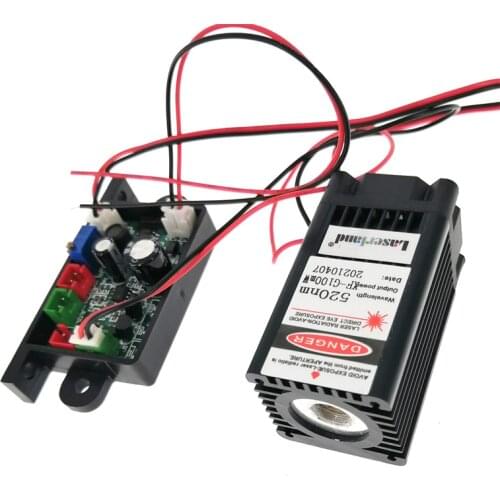 532nm 100mw 150-200mw Green Laser dot Module Diode Stage Lighting Long Duty 12VDC TTL