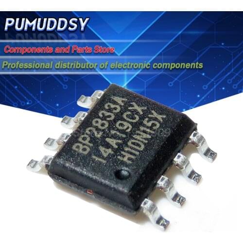 10PCS in stock can pay BP2833A BP2833 SOP8 non-isolated step-down constant current LED driver chip IC