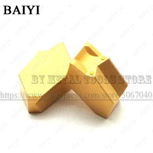 10pcs ZQMX6N11-1E YBC251 Carbide grooving inserts slot cutter lathe turning tools Single-head Cut off 6mm Grooving blade