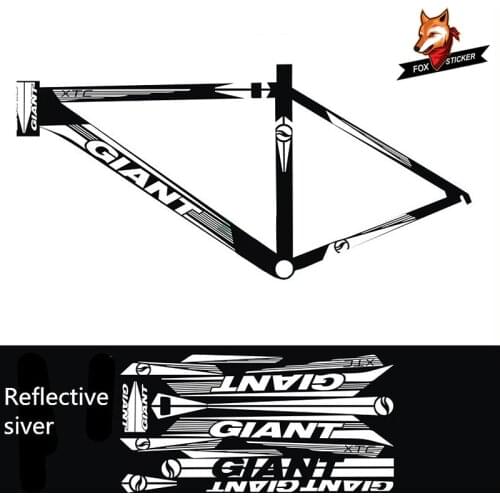 2019 Bike Accessories Bike Decals Frame Decals Water Protector Bike Stickers Reflective Stickers