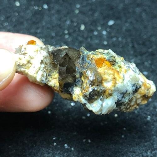 28.7g100% natural crystal and garnet mineral specimen stone home decoration healing energy ring teaching collection jewelry