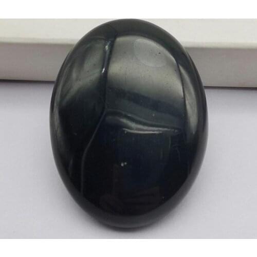 40x30MM Black Carnelian Stone Oval Cabochon CAB GEM Jewelry Making H311