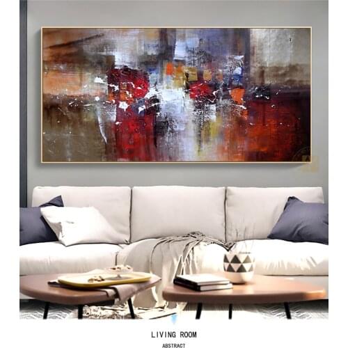 Abstract Modern large canvas wall art huge handmade oil painting decorative canvas paintings for home decor office decoration