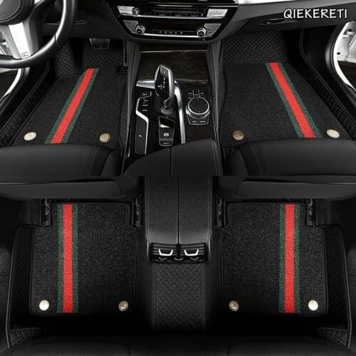 QIEKERETI Custom car floor Foot mat For opel astra k h g j zafira tourer Vectra antara car accessories auto foot mats