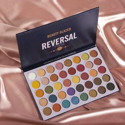 Beauty Glazed 15 Color Glitter Eyeshadow Pallete Makeup Shimmer Pigment Eyeshadow Palette Loose Powder Eye Shadow Palette