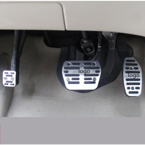 Free Installation High Quality 3 pcs/set Accelerator Brake Pedal With Logo For Nissan X-Trail 2014-2017 Z2EA683
