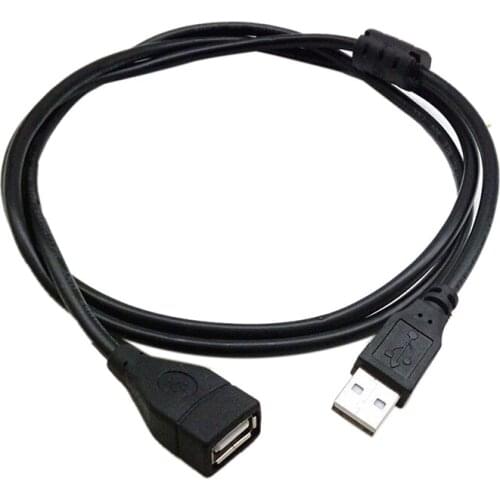 Hot 1.5/3/5m USB Extension Cable USB2.0 Data Male To Female Cable High-speed Transmission USB Extension Wire With Magnetic Ring