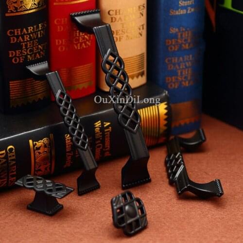 Classic Black 10PCS European Kitchen Door Furniture Handles Hardware Cupboard Wardrobe Drawer Wine Cabinet Pulls Knobs & Handles
