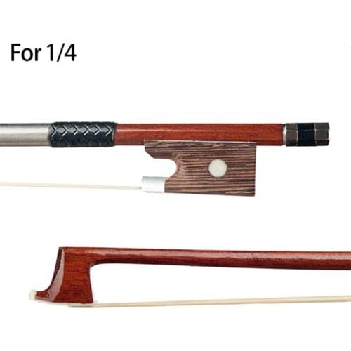 Brazilwood Violin Bow for Acoustic Violin / Fiddle 1/4 Violin Bow for Student Beginner Violin Parts & Accessories
