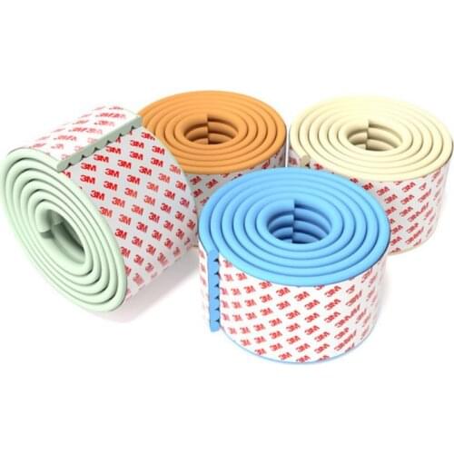 2M Adhesive-Free W Type Multifunctional Kindergarten Wall Sticker Soft Bag Baby Table Edge Anti-Collision Strip