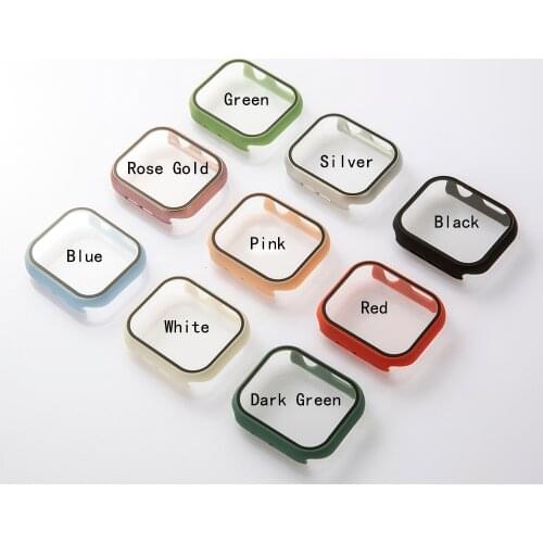 Watch Case for Apple Watch 4 5 38mm 44mm iWatch Series 1 2 3 42mm 40mm Plastic Protective Cover screen Protector Shell Bumper