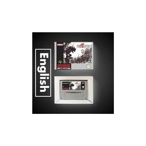 Final Game Fantasy VI 6 - EUR Version RPG Game Card Battery Save With Retail Box
