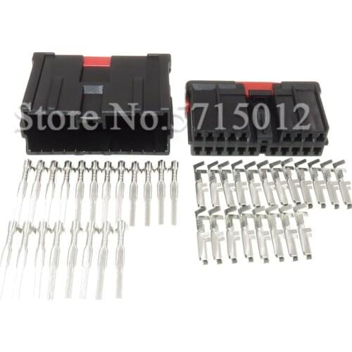 20 Hole Female Male Cable Vehicle Cable Socket Automotive Electrical Wire Connector With Pins Terminals