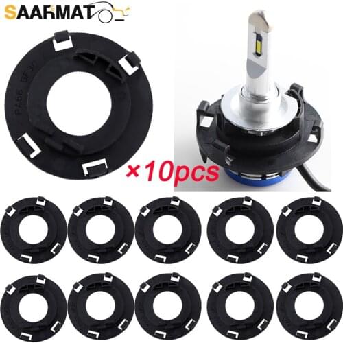 SAARMAT 10Pcs H7 Adapter Socket Base For Hyundai Elantra Tucson Kia K3 K6 Mistra LAVIDA Gran Auto Lighting Parts
