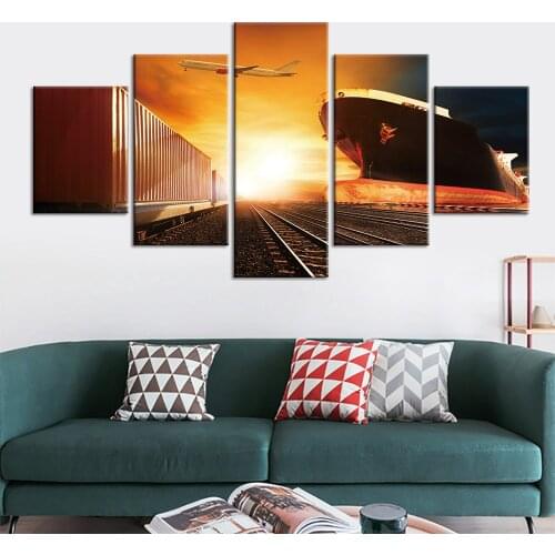 Modern Photo Transportation boat Picture Canvas Painting Wall Art Home Decor Wall Decoration HD Prints Poster
