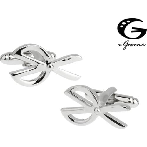 IGame Scissors Cuff Links Quality Brass Material Silver Color Home Tool Design Free Shipping