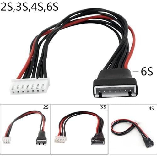 RC 2S 3S 4S 6S Lipo Battery Charger Convert Cable Adapter Plug Balance Charger Cable Extension For RC Helicopter Model