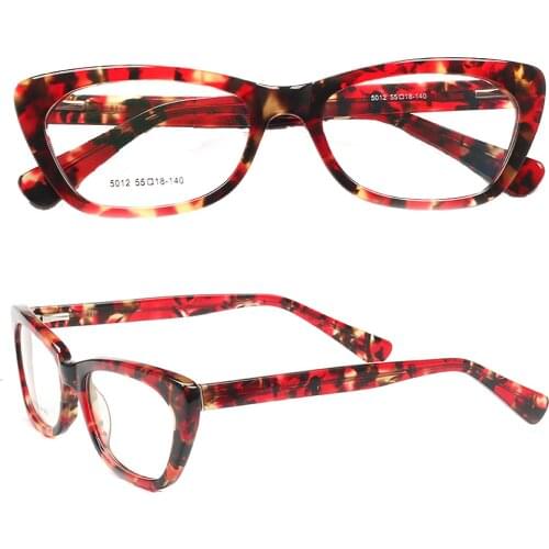Women Premium Tortoise Cateye Glasses frames for women Acetate Fashion lightweight eyeglass frame Pattern Rx Eyeglasses Frames