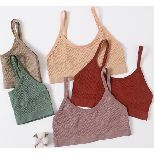 Backless Underwear Wirefree Bras For Women Bra Top Female Low Back Bralette Sexy Lingerie Plus Size Brassiere Womens Underwear