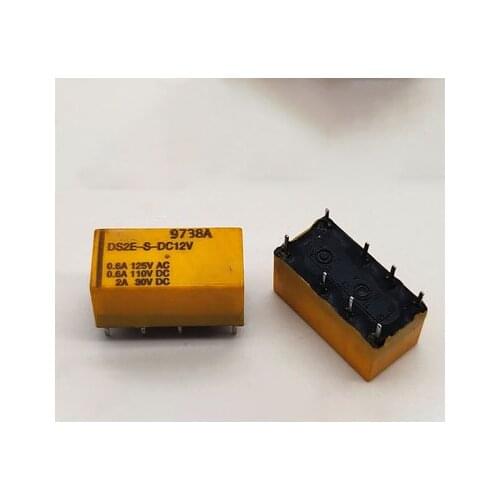 2pcs DS2Y-S-DC12V AGY2323 4078 Relay DIP8