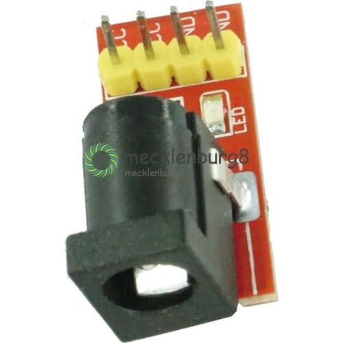 5Pcs 5.5mmx 2.1mm DC Jack Socket Power Supply Module DC Power Adapter Board 5.5 x 2.1mm For Arduino