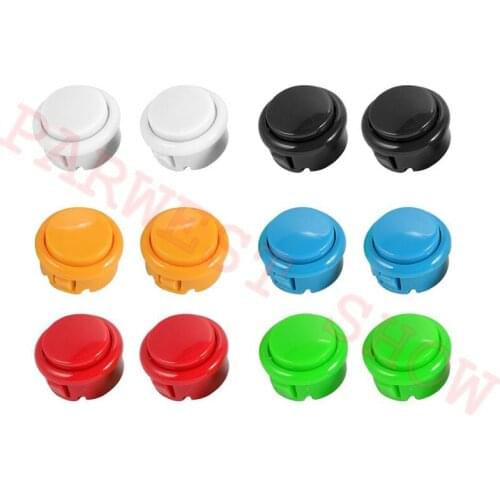 50pcs/lot 30mm Arcade Push Button Replace SANWA OBSF-30 Arcade Button To JAMMA Arcade Game Parts & PC Games DIY