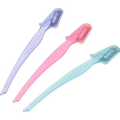 Women Eyebrow Hair Removal Safety Razor Trimmer Shaper Shaver Blade Foldable New
