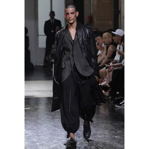 New mens clothing Hair Stylist GD Fashion handmade original Summer Relaxed and cool Harem Pants plus size costumes