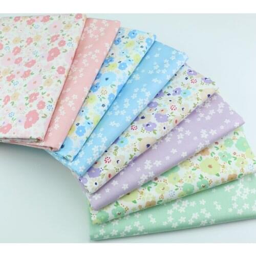 Floral Series 100% Cotton Fabric Diy Handmade Cloth Baby Dress Sewing Craft Patchwork Quilt Sheets Pillow Decor Tissus Tilda