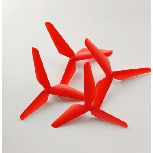 Free Shipping 4pcs X5C X5 JJRC H5C H5 RC Quadcopter Drone 3 Blade Propeller Props Spare Parts Accessories