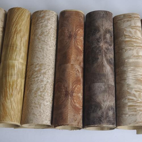 GREENLAND Craft Paper Walnut Burl Brown Wood Veneers table Veneer Flooring Furniture Natural Material Boat Decking Guitar