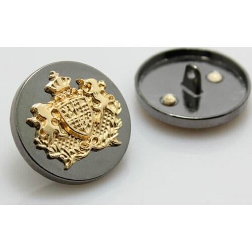 POVUOP button metal lion Clothing Coat sweater fragrant pearl 15/20/25mm 20 pcs