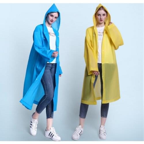 Raincoat Women Men Impermeable Thickened Waterproof Raincoat Tourism Outdoor Hiking Rain Poncho Raincoat Hooded Rain Coat