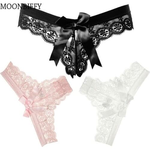 Underwear Women G String Sexy String Lingerie Lace Thong Seamless Briefs Transparent Panties Knickers Blue Tangas Bragas