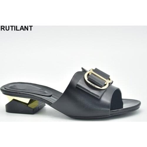 New Fashion Women Sandals Nigerian Women Pumps Shoe for Party High Quality Heeled Elegant Sexy Point Toe Sandals Pumps New