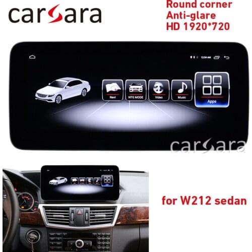 Comand system update E class W212 round corner screen retrofit E200 anti-glare display E250 4G RAM 1920 tablet E300 android NAVI