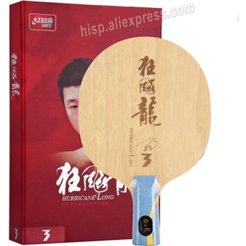 Original NEW DHS Hurricane Long 3 professional table tennis blade special for the world champion Mr. Ma Long