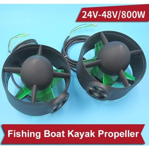 Rov Underwater Propeller 24v-48v Fishing Boat Kayak Propeller Diving Robot Propeller 800w Professional Kayak Propeller
