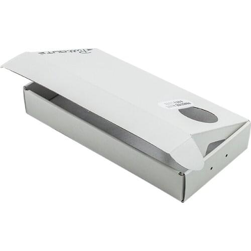 Custom logo portable open folding corrugated white mail box