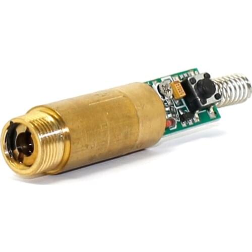 INDUSTRIAL/LAB 3V DC 532nm Green Laser 5mW Dot Module With DIY Fun