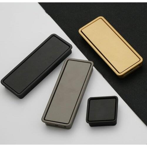 JD Japanese Style Tatami Grooving Moving Cabinet Door Handle Hidden Drawer Wardrobe Handle Zinc Alloy Reversible Furniture