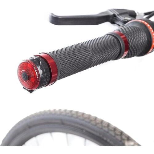 LED Bicycle Light Bike Handlebar Light Handlebars End Caps Plugs Blinker Lamp Warning Taillights Signal Turn Indicator