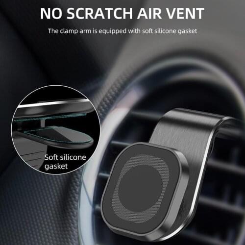 Universal Car Phone Holder Stand Bracket Mount 360 Degree Rotation Magnetic Hands Free Phone Holder for Auto Air Vent Outlet